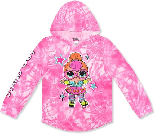 Vista 2 de L.O.L. Surprise! Conjunto de sudadera con capucha y pantalones deportivos para niñas Tie Dye
