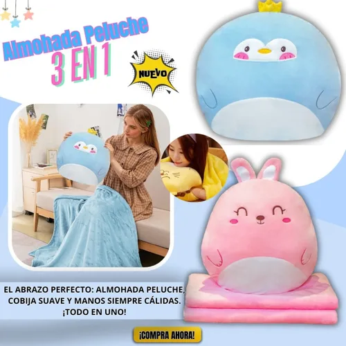Vista 4 de PELUCHE CON ALMOHADA Y COJIN 3 EN 1