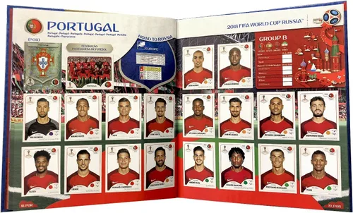 Vista 2 de Panini Copa del Mundo Rusia 2018, álbum de tapa dura 100% completo (pegado)