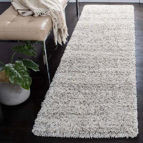 Vista 8 de SAFAVIEH Hudson Shag Collection - Alfombra decorativa de 2 x 3 pies, color marfil y azul marino, no desprende pelusa y de fácil cuidado, 2 pulgadas