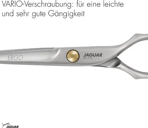 Vista 6 de Jaguar Tijeras de peluquería Pre Style Ergo 6.0 pulgadas Tijeras profesionales de acero inoxidable para estilistas y barberos, aspecto de acabado