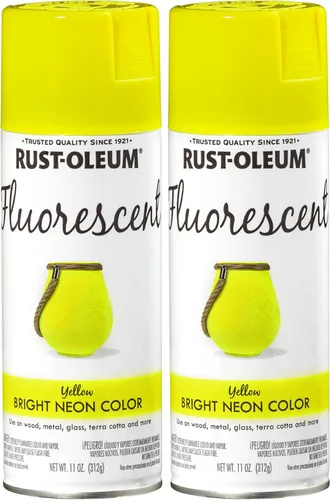 Vista 14 de Rust-Oleum 398583 Specialty - Pintura fluorescente en aerosol, 11 onzas, azul