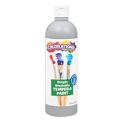 Vista 13 de Colorations WSTAP Pintura de témpera lavable, 16 onzas líquidas, verde manzana, no tóxica, vibrante, atrevida, pintura para niños, manualidades