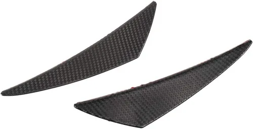 Vista 3 de Kit de alerón lateral aerodinámico delantero para motocicleta Accesorios de carenado para bicicleta deportiva/de calle para R1/R15/R3/R6 para Negro
