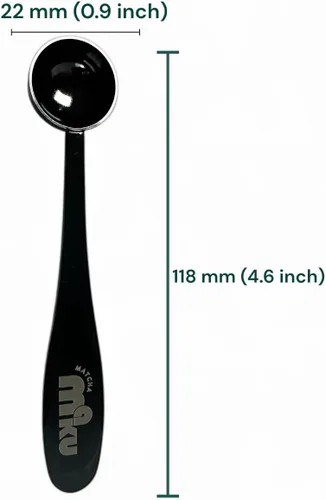 Vista 3 de Cuchara medidora de acero inoxidable de 0.04 oz para matcha, té, polvo y líquidos, cuchara de grado alimenticio 304 para todos los ingredientes, 4.6
