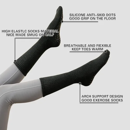 Vista 2 de JCZANXI Womens Yoga Palates Socks