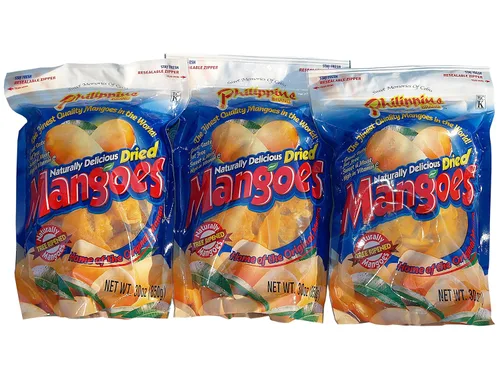 Vista 4 de Philippine Brand Mangos secos, 3.53oz (paquete de 2)