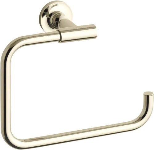 Vista 5 de Kohler Purist - Toallero de pared de 8-7/8 pulgadas, latón vibrante