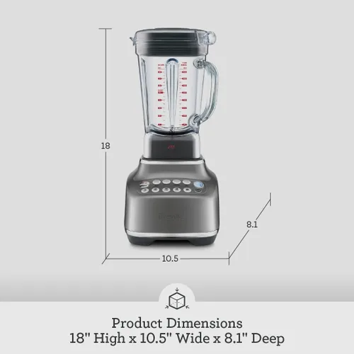 Vista 6 de Breville BBL820SHY Q Home Licuadora, nogal ahumado