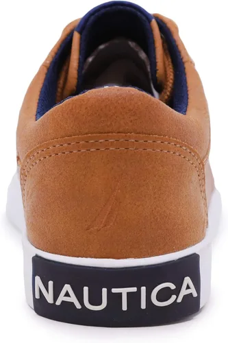 Vista 4 de Nautica Kids Boys Low-Top Lace-Up Fashion Sneakers Stylish Dress Shoes for Youth - Ideal for Tennis and Walking (Big KidLittle Kid)