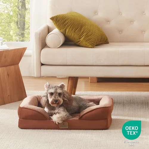 Vista 8 de Bedfolks - Cama ortopédica extra pequeña para perros, cama de sofá impermeable para perros pequeños y gatos, sofá de espuma en forma de huevo