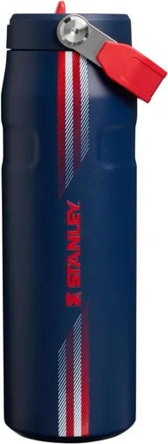 Vista 22 de STANLEY IceFlow 2.0 - Vaso con pajita, 30 onzas, color blanco y azul oscuro Equipo Blanco Azul Oscuro