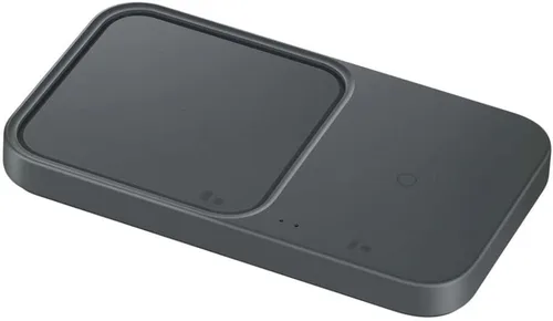 Vista 2 de Samsung 15W Duo Fast Cargador Inalámbrico Pad - Gris Oscuro