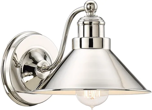 Vista 10 de Kira Home Welton - Aplique de pared industrial moderno de granja de 11 pulgadas para baño
