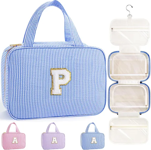 Vista 38 de TOPEAST Regalos de Navidad para Mujeres, Adolescentes y Niñas - Bolsa de Aseo Colgante de Viaje y Bolsa de Maquillaje, Bolsa de Aseo Personalizada