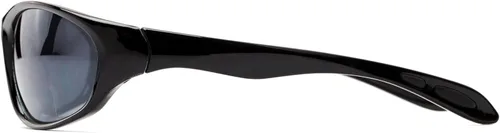 Vista 3 de Readers Reading Sunglasses: The Zeek Bifocal Reading Sunglasses, Acetate oval Style for Men and Women Negro brillante con gris