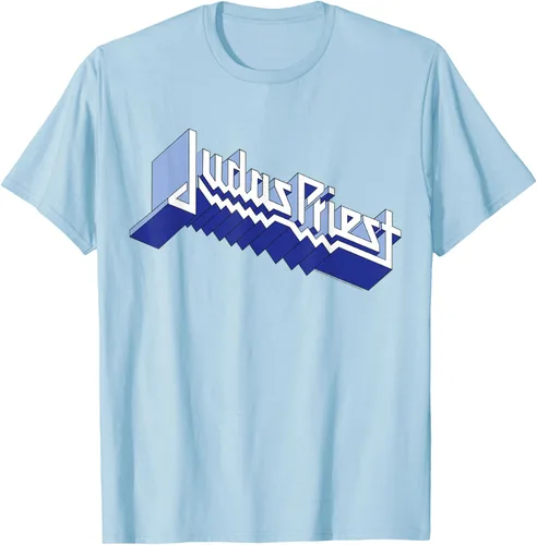 Vista 35 de Judas Priest - Camiseta con logotipo de Defender, Negro