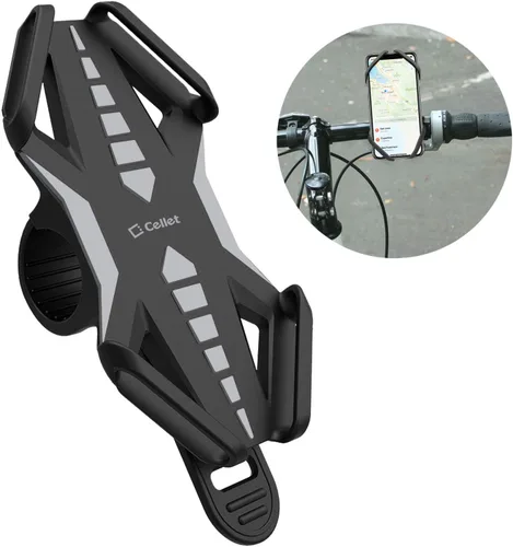 Vista 10 de Cellet Soporte universal para teléfono para bicicleta, soporte para motocicleta compatible con Apple iPhones, Samsung Galaxy, Google Pixel, Moto Azul