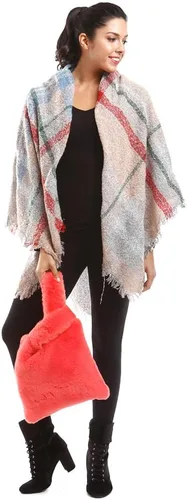 Vista 7 de Bolso de mano de moda de muñeca holgada con correa de piel sintética suave