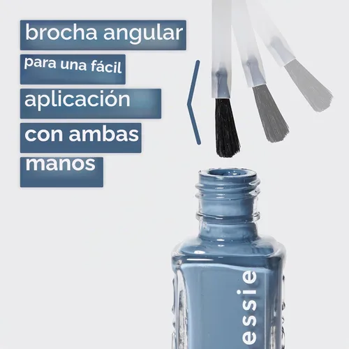 Vista 8 de essie Expressie - Esmalte de uñas de secado rápido, vegano, Power Moves, azul, Feel the Hype, 0.33 onzas líquidas