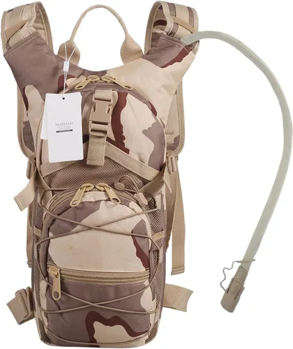 Vista 8 de Mochila de hidratación con vejiga de agua de 3L para senderismo y escalada