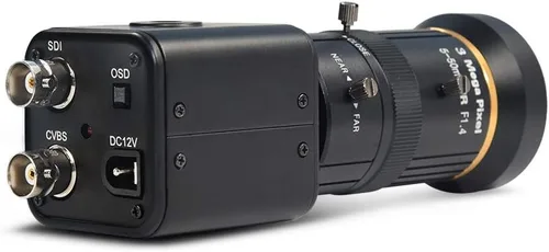 Vista 6 de MOKOSE Cámara SDI, HD-SDI 2 MP 1080P HD Digital CCTV Cámara de Seguridad, 1/2.8 Sensor de Alta Sensibilidad CMOS con 0.197-1.969 in Manual Varifocal