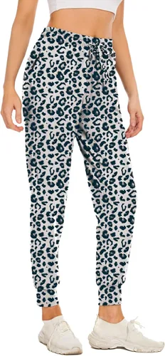 Vista 3 de BATHRINS Women's Lightweight Sweatpants Comfy Workout Joggers Lounge Pants with Zipper Pockets