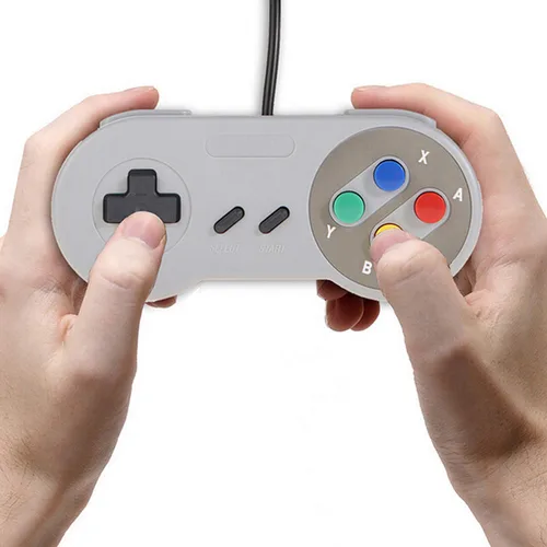 Vista 3 de TOOPONE 2 Pack Retro USB Controller Gamepad Joystick, USB PC Super Classic Controller Joypad Gamestick for Windows PC MAC Linux Raspberry Pi 3 Sega