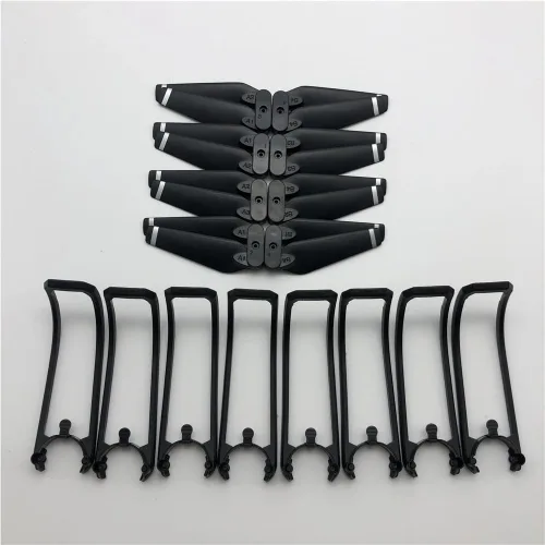 Vista 2 de Fit for E99pro S70pro RC Drone Quadcopter Accessories Propeller Blades Guard Parts(Burgundy)