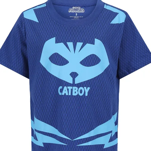 Vista 4 de PJ Masks Catboy o Gekko - Conjunto de camiseta y pantalones para niños pequeños