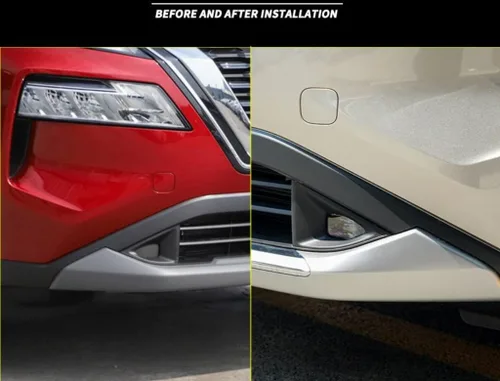 Vista 4 de Auto-Tech - Juego de luces antiniebla LED de repuesto para NISSAN X-TRAIL 2021, kit de luces antiniebla con arnés, interruptor izquierdo + derecho