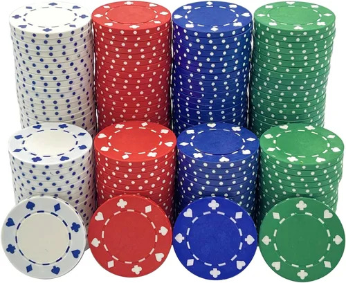 Vista 10 de SEETOOOGAMES Fichas de póquer de casino - 100 piezas 0.41 oz Diseño adecuado - 4