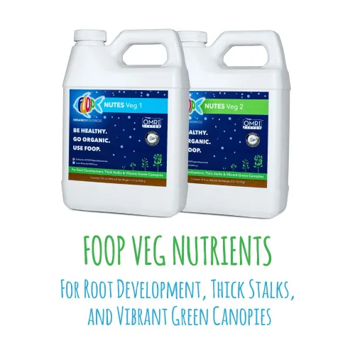 Vista 3 de FOOP Nutes Veg & Bloom Paquete de Inicio + FOOP Mist: Nutrientes Orgánicos + Fertilizante Foliar: Consigue Cogollos Apretados, Terpenos Veg & Bloom