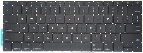 Vista 2 de Teclado de repuesto con diseño de EE. UU. compatible con MacBook Pro de 13 pulgadas A1708 sin barra de panel táctil MacBookPro14, 1 MacBookPro13, 1