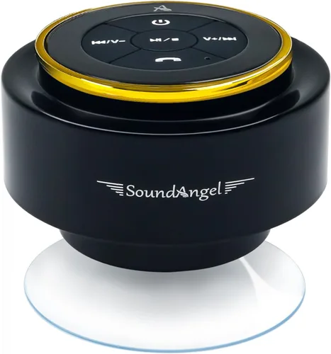 Vista 8 de XLEADER, Altavoz de ducha profesional actualizado, altavoz Bluetooth impermeable IPX7 certificado, con ventosa, cordón de silicona, sonido