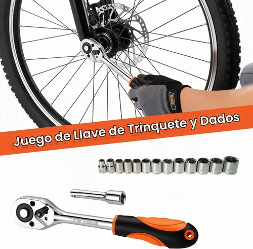 Vista 4 de Kit de herramientas de reparación para el hogar de 141 piezas, juego de herramientas básicas general para hombres y mujeres, juego de herramientas
