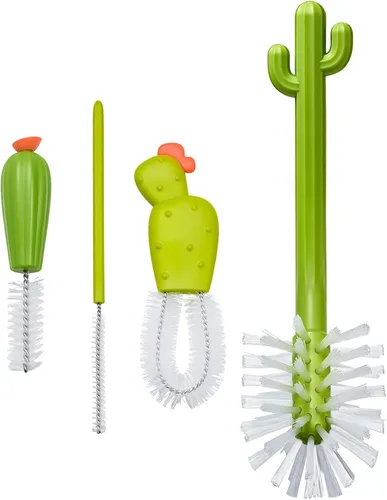 Vista 9 de Boon Juego de Cepillos de Limpieza de Botellas Cacti - Incluye Cepillo para Biberones, Cepillo para Tetinas, Cepillo de Detalle y Cepillo