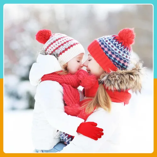Vista 7 de 48 guantes de punto para niños, guantes elásticos para niños pequeños, guantes de invierno para niños, guantes de dedo para niños y niñas