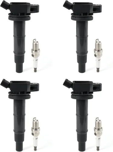 Vista 19 de Paquete de 6 bobinas de encendido UF242 y bujía de iridio IZFR5K11 compatible con Honda Accord Odyssey 3.0L 3.5L V6, Acura CL TL 3.2L V6 Reemplazar