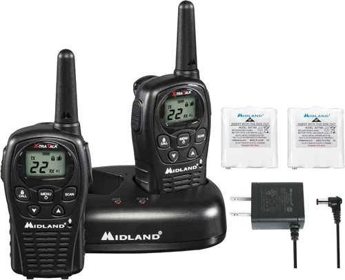 Vista 8 de Midland LXT500VP3 FRS Radios bidireccionales - Paquete de 4 paquetes con cargadores