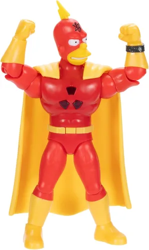 Vista 3 de The Simpsons Figura de Acción de Coleccionista Premium de Radioactive Man de 5 Pulgadas