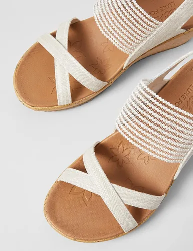 Vista 8 de Skechers Beverlee - Sandalias altas de plataforma de cuña para mujer