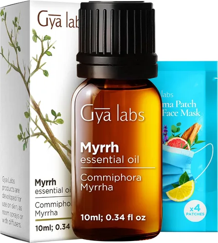 Vista 77 de Gya Labs Aceite Esencial de Madera de Agar - 0.34 Fl Oz - para Cabello, Piel, Difusor, Aromaterapia y Fabricación de Velas DIY
