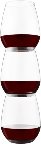 Vista 4 de TOSSWARE POP - Juego de 12 copas de vino de plástico transparente de 18 onzas, de calidad premium, reciclables, irrompibles y cristalinas, 12