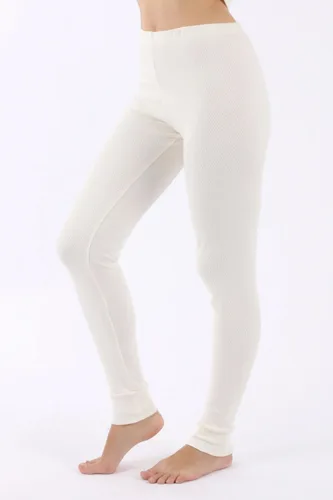 Vista 4 de Cottonique Leggings térmicos hipoalergénicos para mujer, hechos de 100% algodón orgánico