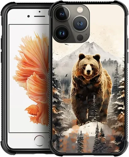 Vista 36 de Funda compatible con iPhone 13 Mini, diseño de elefantes africanos, a prueba de golpes, antiarañazos, carcasa trasera de policarbonato duro