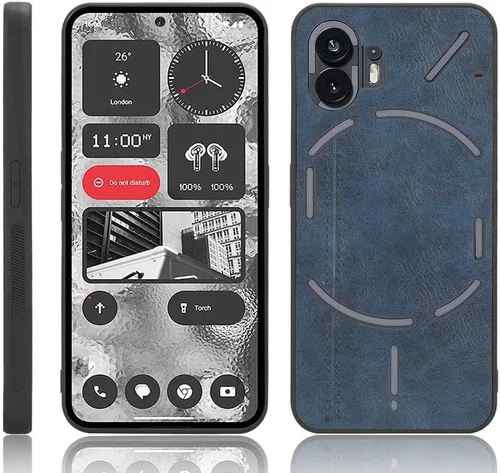 Vista 11 de Funda compatible con Honor Magic V2, piel sintética retro, ultradelgada, a prueba de golpes, compatible con Honor Magic V2 5G VER-AN10, color azul