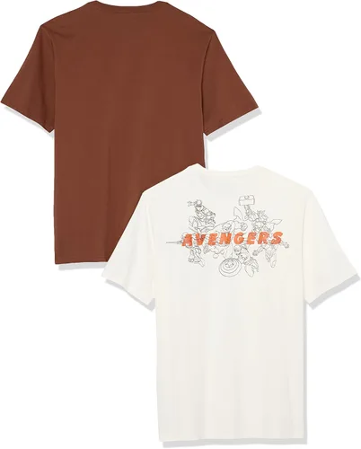Vista 8 de Tienda Essentials Disney Marvel Star Wars Men's Crewneck T-Shirts (Available in Big & Tall), Pack of 2
