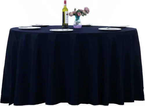 Vista 75 de Ascoza Paquete de 2 manteles cuadrados negros de tela de poliéster de 52 x 52 pulgadas para bodas, banquetes, restaurantes y fiestas