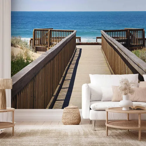 Vista 2 de artgeist Mural de pared Mar y playa, 79 x 61 pulgadas, tamaño XXL, papel tapiz no tejido, decoración de pared, impresión fotográfica, imagen, diseño